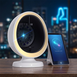 Analizador de piel facial de escritorio con pantalla táctil HD integrada, fuente de luz multispectro y máquina de análisis de piel con IA. - Product Image 1