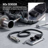 Capteur NOx Premium TB 24V 5WK9 6620B 4984577 2894940 pour système de post-traitement des gaz d'échappement DAF CF65 CF75 LF FA