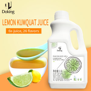 โรงงานโดกิ้ง ผลิตภัณฑ์ OEM ยอดนิยม คุณภาพสูง วัตถุดิบชานมไข่มุก น้ำผลไม้เลมอนคัมควอท เครื่องดื่ม น้ำผลไม้เข้มข้นรสหวาน - Product Image 2