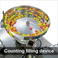 Machine de comptage et de remplissage de sachets de bonbons gélifiés à grande vitesse pour petites entreprises en promotion