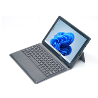 Tablet PC Intel 2-in-1 J4105 CPU Sistem Operasi Windows 11 Layar Sentuh IPS 1280*800 RAM 12GB ROM 128GB Bisnis Tablet 10.1 Inci dengan Keyboard