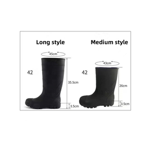 Calzado de Seguridad <span class=keywords><strong>Chesapeake</strong></span> con Punta Redonda, Negro, 100% Impermeable, PVC Transpirable, Ligero, Duradero, para Todas las Temporadas - Product Image 3