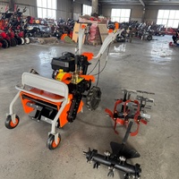 Motoculteur portatif diesel haute performance pour désherbage avec moteur et engrenages, cultivateur rotatif multifonctionnel pour l'agriculture