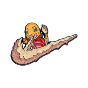 만화 브로치 사용자 정의 애완 동물 확인 표시 거북이 금속 핀 애니메이션 에나멜 핀 모자에 대한 사용자 정의