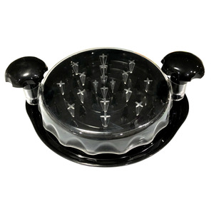 Déchiqueteur de viande amélioré avec couvercle transparent, nouvelle arrivée, déchiqueteur de poitrine de poulet avec plaque amovible - Product Image 1