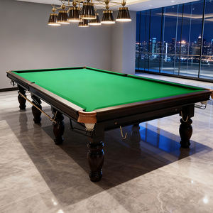 Table de snooker de tournoi en gros de 12 pieds et 10 pieds, pieds en bois massif <span class=keywords><strong>pour</strong></span> le jeu à domicile, <span class=keywords><strong>pour</strong></span> les joueurs de billard américains - Product Image 2