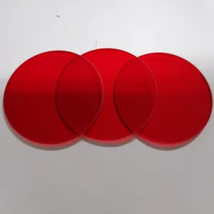 Chine Usine Verre optique rouge 600nm filtre passe-long HB600