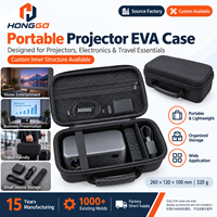Mini projecteur, étui personnalisé en EVA, fabrication sur mesure OEM ODM, organiseur d'accessoires, protection d'équipement, sac de voyage rigide en EVA pour l'extérieur