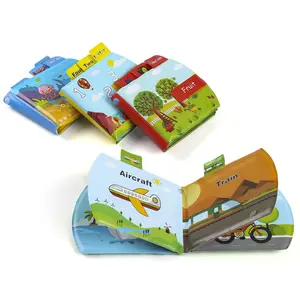 Customized Soft Toys Baby Bathbook EVA Educational Bath Books Waterproof Books For Kids Wtih Bb Square