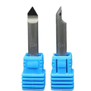 Bán Hot CNC 6 góc độ khắc công cụ kim cương PCD V loại khắc Cutter cho CNC đá khắc