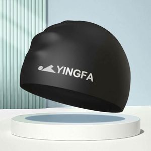 Bonnet de bain en silicone imprimé USA Mairun823 avec protection des oreilles pour cheveux longs, élastique, grande taille, imperméable pour hommes, Chine - Product Image 6