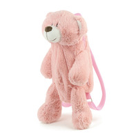 Ours en peluche brun personnalisé, ours en peluche en peluche, sac à dos