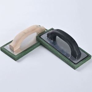 Pegangan kayu kelas industri ergonomis DIY sekop untuk semen beton <span class=keywords><strong>Grout</strong></span> & plester lantai ubin Finish dengan fitur persegi - Product Image 1
