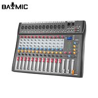Console DJ 16 canaux avec LOGO CT16 gratuit Mixeur audio professionnel pour karaoké Système audio micro