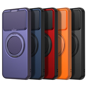 เคส Lichicase Hidden Bracket Armor สำหรับ Moto G06 Power Edge 70 <span class=keywords><strong>Fusion</strong></span> วัสดุ TPU+PC แบบไฮบริด ฝาหลังแม่เหล็ก - Product Image 2