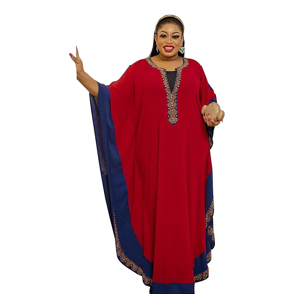 ZIYA A10S217 Hot Selling lange Robe mit hängenden Trägern Damen afrikanische Kleider Frau