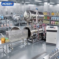 Stérilisateur automatique à immersion dans l'eau Mosen pour sachets rétractables, boîtes de conserve, bouteilles en PP, aliments pour animaux et plats préparés