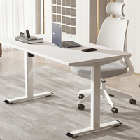 Fournisseur de mobilier de bureau modulaire en bois au design moderne, bureau intelligent, dernière table de bureau élévatrice pour cadre dirigeant, Villa