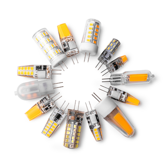 Halogen Bulb Replacement Dimmable 3W 4W 5W 6W 7W 8W AC/DC 12V 24V AC 110V 220V Bi Pin COB SMD G4 G9 LED Light Bulb for Lamp Led