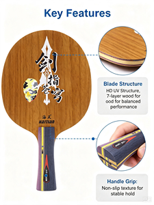 Pala de Tenis de Mesa Profesional de <span class=keywords><strong>7</strong></span> Capas de Fibra de Carbono ALC, Pala de <span class=keywords><strong>Ping</strong></span> <span class=keywords><strong>Pong</strong></span> Ofensiva, Admite Impresión de Logotipo Personalizado - Product Image 3