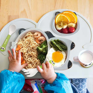 Ensemble de vaisselle 5 pièces en Fiber de <span class=keywords><strong>bambou</strong></span> pour enfants, Design imprimé personnalisé - Product Image 3