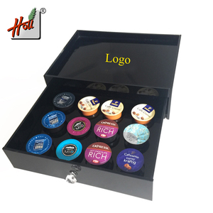 Nhựa Acrylic 12 Ngăn Chứa Viên Nang Cà Phê Dung Tích Kéo Ngăn Kéo Lưu Trữ Viên Nang Cà Phê - Product Image 2