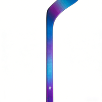 Bâton de hockey en fibre de carbone de haute qualité, construction monobloc personnalisée, adapté aux niveaux SR, INT, JR