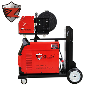 Soldadora <span class=keywords><strong>Mig</strong></span> Profesional Zelda de 400 Amp, Estación de Soldadura Semiautomática FCAW de 380V, Soldadora <span class=keywords><strong>Mig</strong></span> Mag - Product Image 6