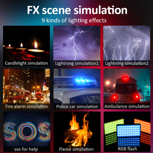 Mamen 60PCS đầy đủ màu sắc RGB <span class=keywords><strong>LED</strong></span> Fill ánh sáng ảnh studio chiếu sáng xách tay Bảng điều chỉnh máy ảnh <span class=keywords><strong>mini</strong></span> có thể sạc lại ánh sáng cho nhiếp ảnh - Product Image 5