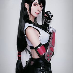 Costume <span class=keywords><strong>de</strong></span> cosplay <span class=keywords><strong>Final</strong></span> <span class=keywords><strong>Fantasy</strong></span> <span class=keywords><strong>VII</strong></span> <span class=keywords><strong>Remake</strong></span>, robe <span class=keywords><strong>de</strong></span> cosplay Tifa Lockhart pour les fêtes d'Halloween - Product Image 2