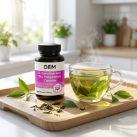 Capsules de formule composée personnalisée GMP, L-Carnitine Tartrate, Polyphénols de thé pour la gestion du métabolisme des adultes, bien-être quotidien
