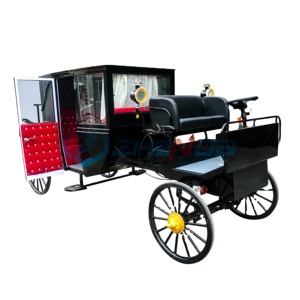 Luxury <b>Pink</b> Royal Horse Drawn Carriage Electric Princess Carriage for Wedding Sale - Product Image 5