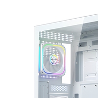 Boîtier d'ordinateur avec ports USB 3.0 et Type-C, matériau SPCC 0,7 mm, prend en charge les facteurs de forme EATX/ATX/M-ATX/ITX