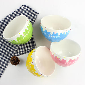 Tazón de Cerámica para Helado <span class=keywords><strong>Infantil</strong></span>, Apto para Microondas, Diseño de Dibujos Animados, para <span class=keywords><strong>Desayuno</strong></span>, Yogur, Fruta y Ensalada - Product Image 2