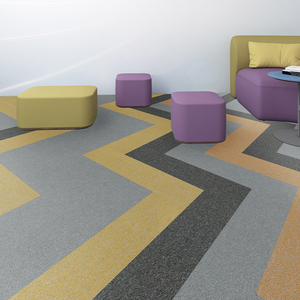 Dalles de moquette 100 % nylon résistantes aux taches pour salles de banquet d'hôtel – Revêtement de sol élégant et durable - Product Image 2