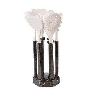Custom New Heat Resistant Silicone <b>Cooking</b> <b>Utensils</b> Kitchen <b>Utensil</b> <b>Set</b> for Nonstick Cookware - Product Image 2