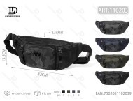 Borsa da uomo a tracolla da 13 pollici con scomparti multipli in nylon impermeabile per uso esterno - Product Image 1