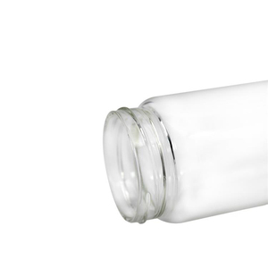 10oz 16oz <span class=keywords><strong>Gym</strong></span> Protein Powder Mixer Shaker Botella de bebida de vidrio transparente Botella de agua de vidrio de borosilicato alto con tapas 304SS - Product Image 3