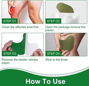 New trending product 2024 24pcs/box MQ knee patch made from Chinese <strong>herbs</strong> to relief knee <strong>pain</strong> reduce <strong>inflammation</strong>