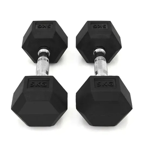 Ensemble d'haltères réglables en fonte et caoutchouc avec support, design hexagonal, écologique, utilisation universelle, poids libres pour le corps, garantie 2 ans - Product Image 5