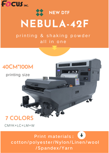 <span class=keywords><strong>Imprimante</strong></span> DTF Focus Nebula 42F avec deux têtes d'impression <span class=keywords><strong>EPSON</strong></span> XP600, encre DTF, film PET, machine d'impression textile, pas cher - Product Image 2