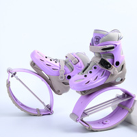 Chaussures de saut personnalisées avec logo, semelle extérieure en caoutchouc élastique, pour adultes, filles et garçons, chaussures de sport rebondissantes, taille réglable