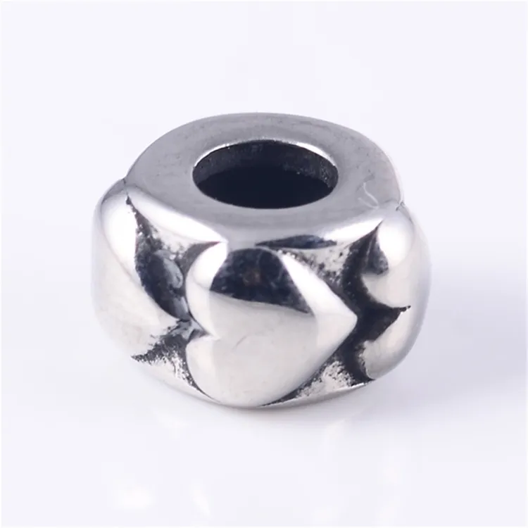 Jewlery findings stainless steel beads charms for bracelet making