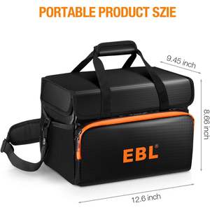 กระเป๋าเอกสารกันไฟและกันน้ำสำหรับสถานีพลังงานแบบพกพา EBL แบตเตอรี่สำรองสำหรับใช้ในบ้าน รองรับกำลังไฟ 300W/500W/1000W/2000W - Product Image 4
