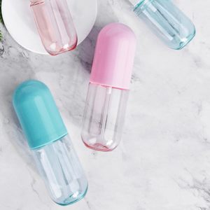 VANTUR Botella de Plástico Portátil para Cosméticos 30mL Transparente con Forma, Pulverizador de Niebla Facial Vacío para Cuidado de la Piel, Tipo Sellado con Pantalla - Product Image 3