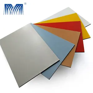 Acp acm facade mirror plastic aluminium outdoor decorative exterior interior alucobond wall cladding aluminum composite panel