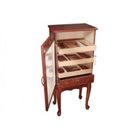Vente directe usine – Humidificateur pour boîte à cigares en bois de cèdre au design moderne, grande capacité 300, finition laquée, écran LED, personnalisable