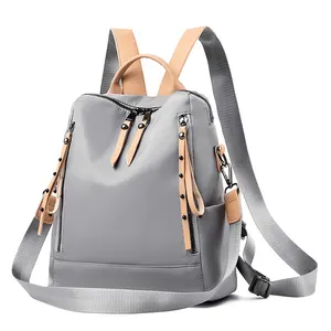 नई मिनी Backpacks महिलाओं Zippers के साथ नायलॉन विरोधी चोरी के लिए फैशन आकस्मिक बैग हल्के यात्रा स्कूल देवियों कंधे बैग