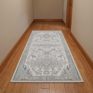 Alfombra Oriental Marfi de 2x8 para Pasillo, de Pelo Largo, Hecha a Mano, Resistente a las Manchas y sin Desprendimiento de Pelo, para Hogar, Oficina, Dormitorio, Sala de Estar - Product Image 2