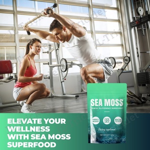 Julong OEM/ODM/OBM Sea <strong>Moss</strong> with Bladderwrack Burdock Root Powder Support Keto Vegan Friendly Sea <strong>Moss</strong> Powder - Product Image 5